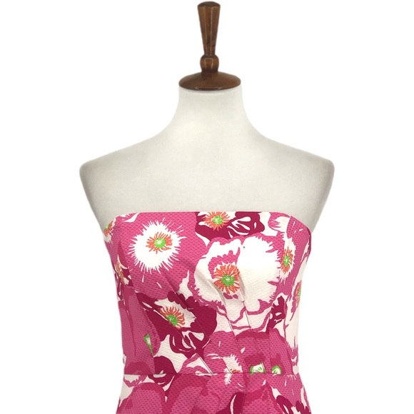Lilly Pulitzer Bloom Dress in Cherry Begonia Print - Picture 3 of 8